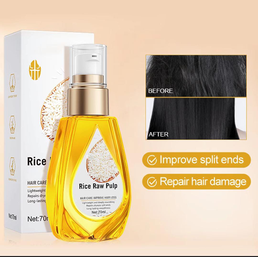 BIOAQUA Rice Raw Pulp Hair Essential Oil 70ml