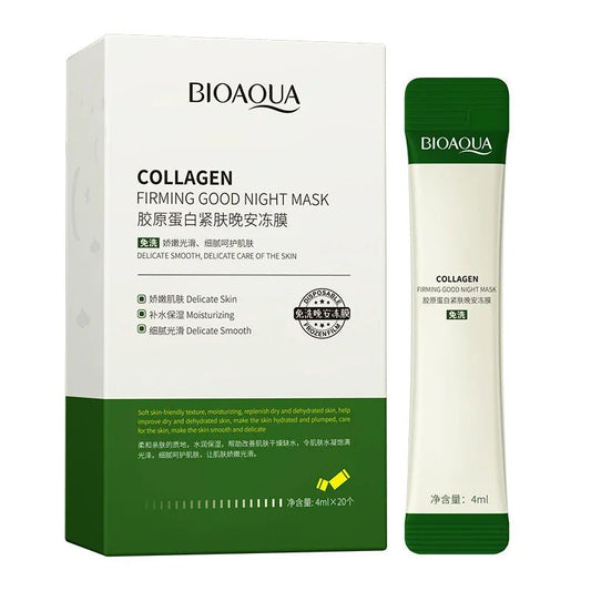 BIOAQUA Collagen Firming Good Night Mask pack of 20