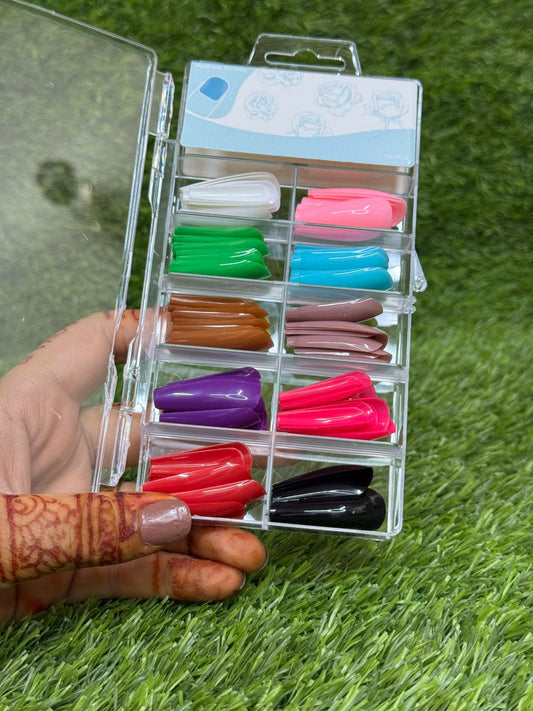 Colorfull Nail tips set of 100