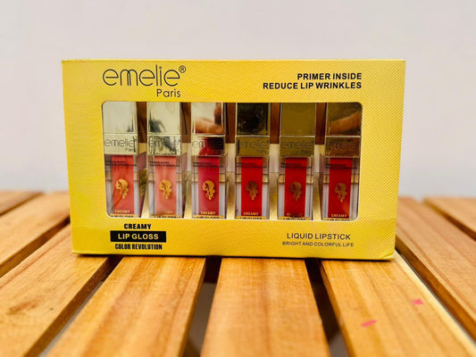 Emelie Creamy Lipgloss pack of 6