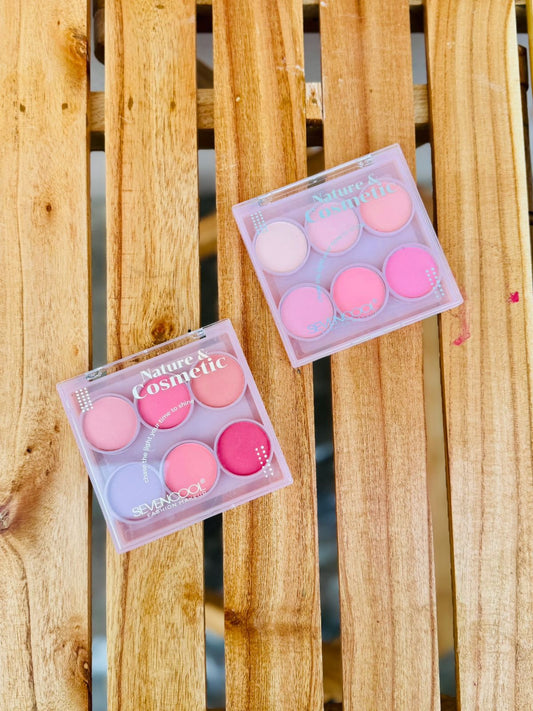 Seven Cool Nature & Cosmetic Blush set of 6