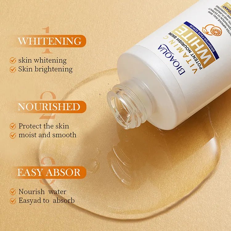 BIOAQUA Vitamin C Potent Nourish Skin White Brighten Face Serum 30ml