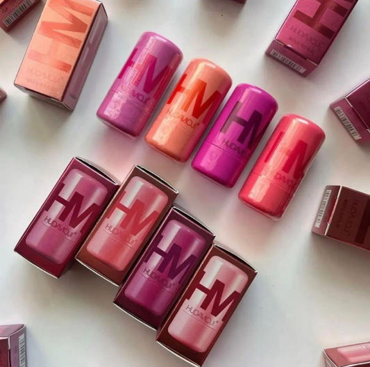 HUDAMOJI Sheer Lip & Cheek Stain Jelly tint set of 4