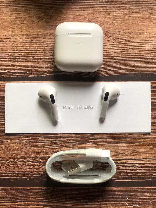 Pro 4 Wireless Airbuds with charging case