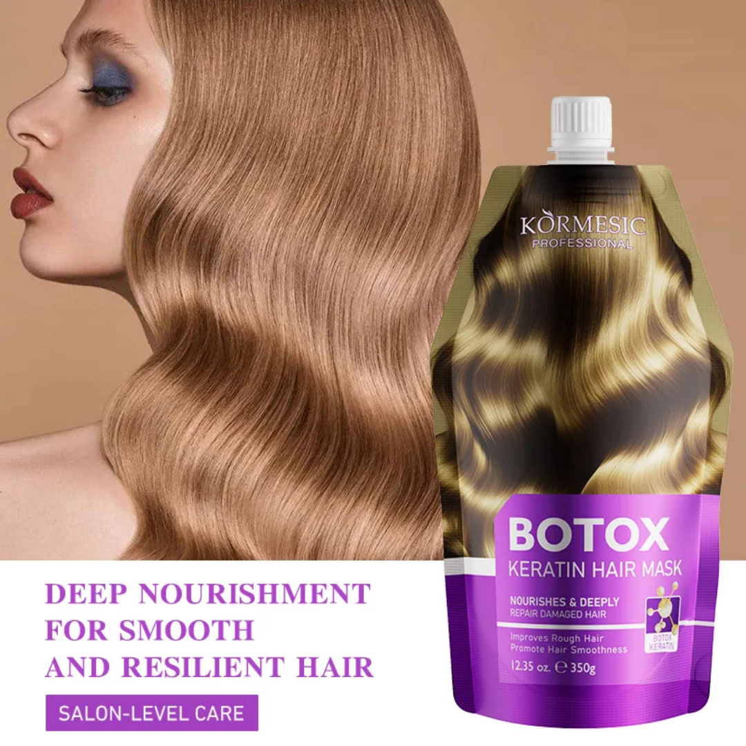 KORMESIC BOTOX KERATIN HAIR MASK Nourishes & Deeply Repair Damaged Hair 350g
