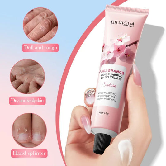 BIOAQUA Sakura Fragrance Moisturizing Hand Cream 75g