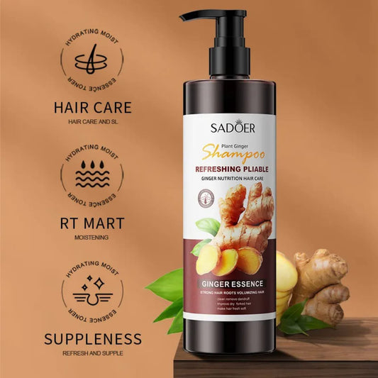 SADOER Plant Ginger Refreshing Pliable Shampoo500ml