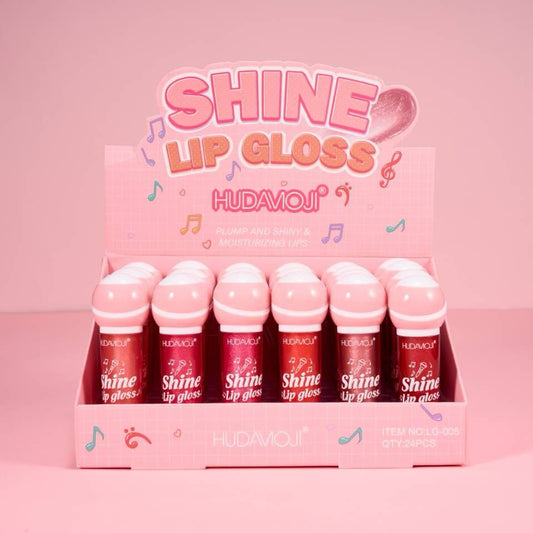 HUDAMOJI Plump And Shiny Moisturizing Lip Gloss set of 6 (LG-005)