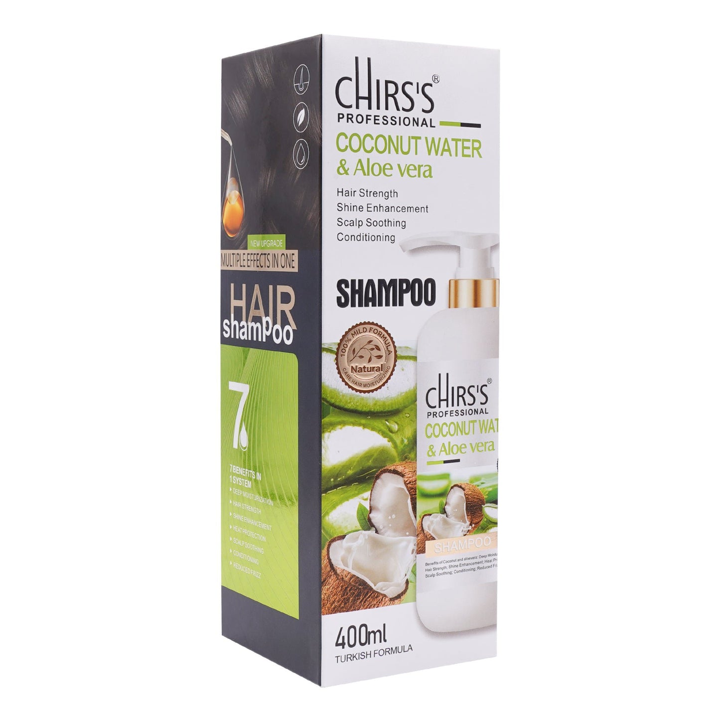 Chriss Shampoo – Aloe Vera, Coconut Water, Rice & Chia Seed