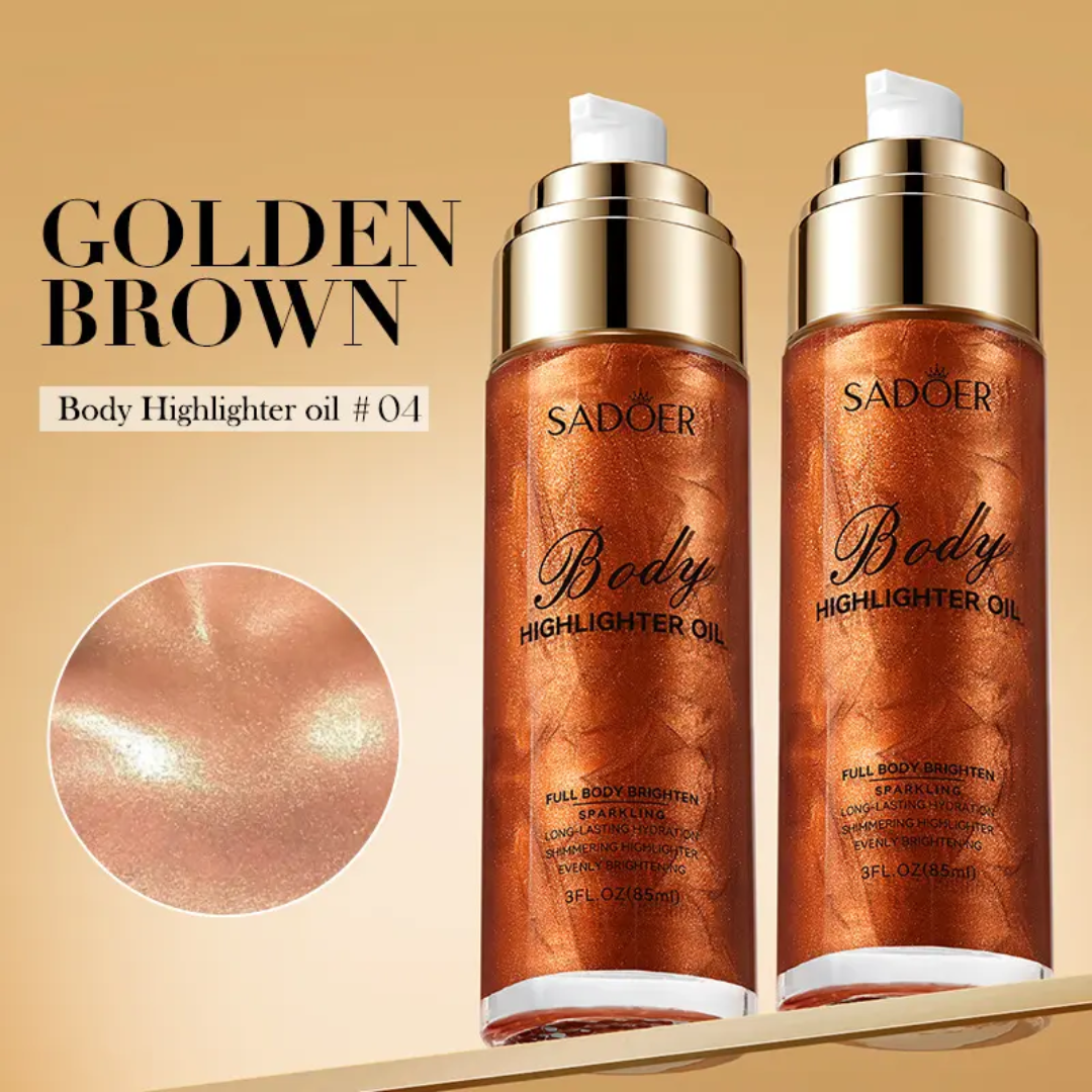 Sadoer Body Highlighter Oil For Full Body Brighten Sparking 85ml