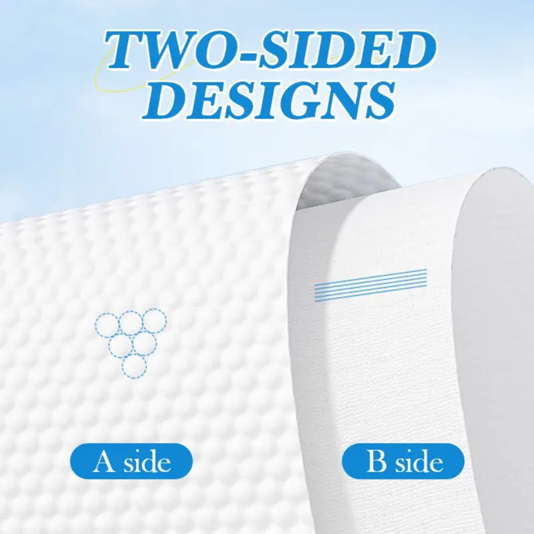 Sadoer Pure Cotten Skin Friendly Cleaning Tissue pack of 50 Pcs tissue