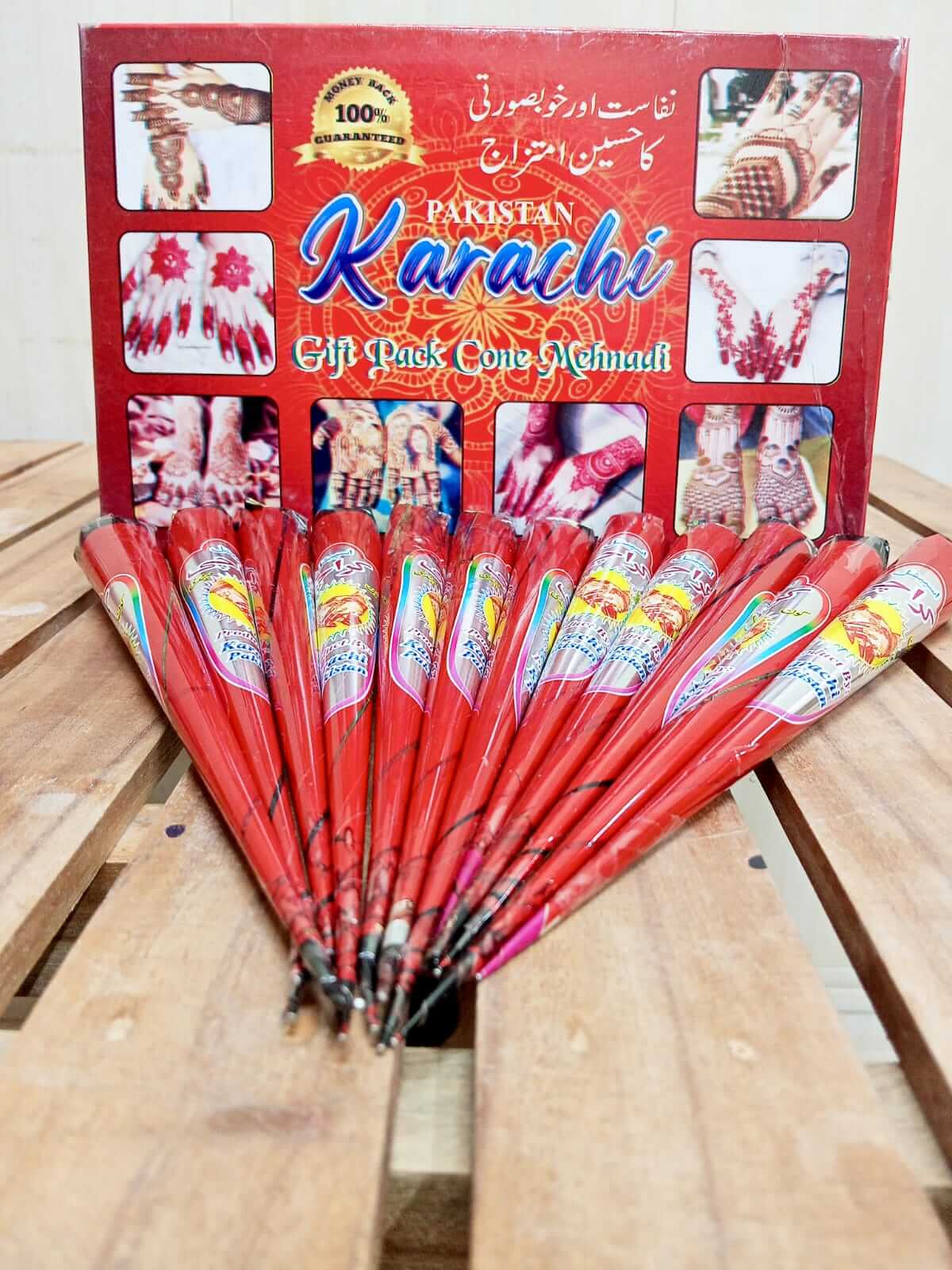 KARACHI Cone Mehandi Pack Of 12