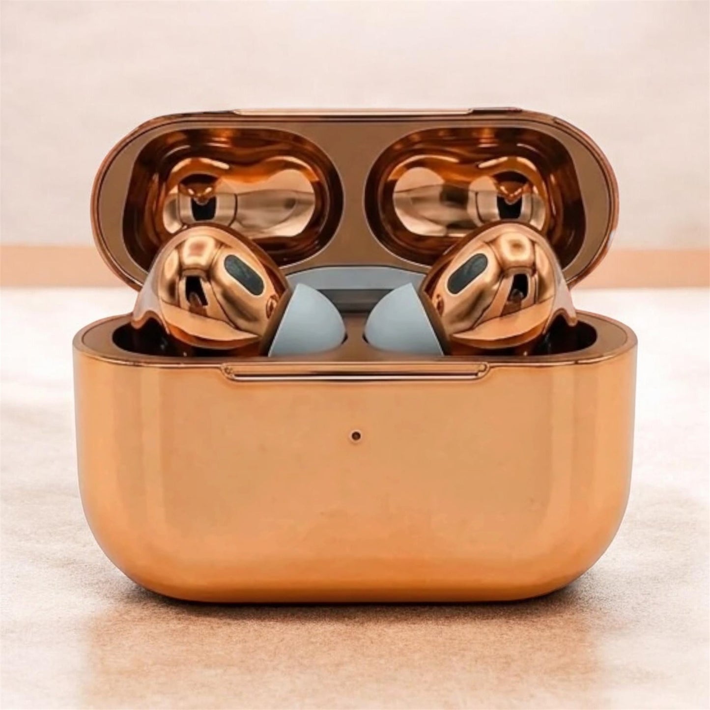 Pro 2 Metallic Chrome Wireless Earbuds Earphones Handsfree – Premium TWS