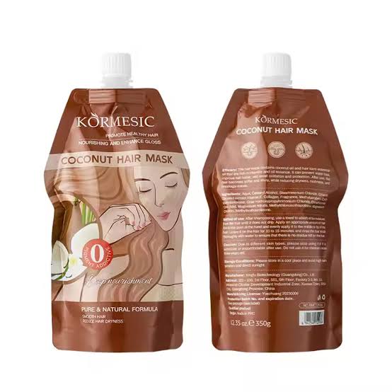 KORMESIC Coconut Hair Mask - Natural Repairing Hair Treatment 350g