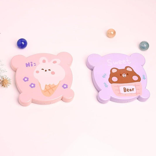 Bear Mirror & Comb Set for Kids | Tangle-Free Hair Grooming (Random Color)