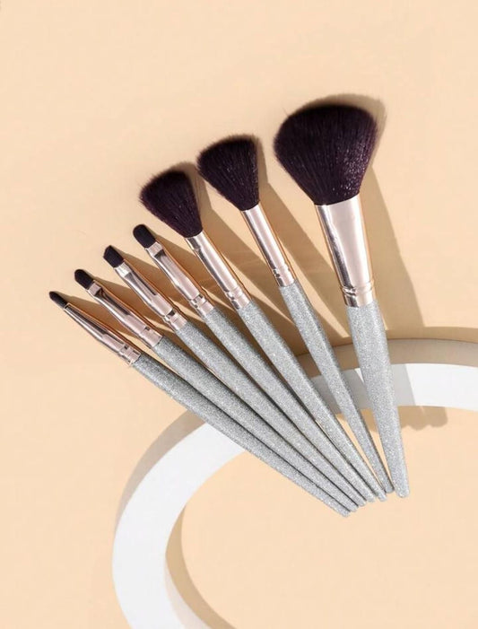 Makeup Brushes Pack of 7 Pouch Pack Glitter