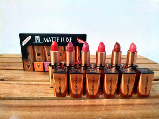 MM Matte Luxe Lipstick set of 6