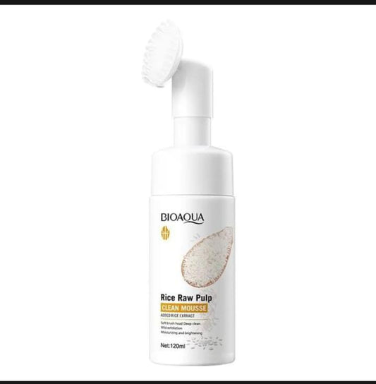 BIOAQUA Rice Raw Pulp Clean Mousse 120ml