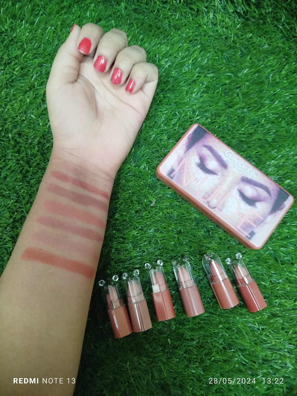 Color Castle Nude Matte Lipstick Pack of 6