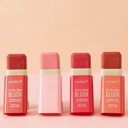 HUDAMOJI On-The-Glow Blush on Blusher Stick Set Of 4
