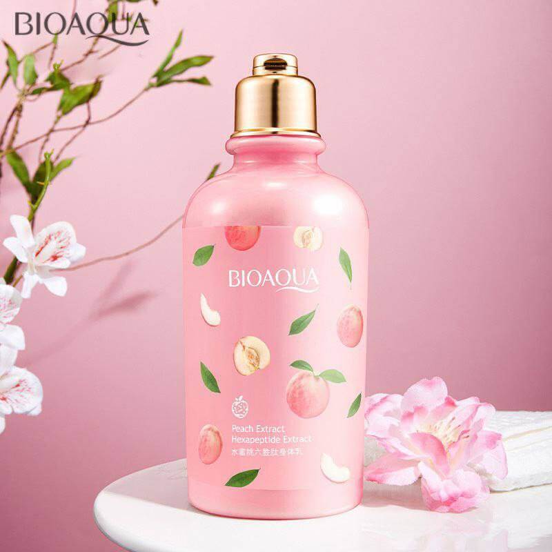 Bioaqua Peach Hexapeptide Body Lotion 250g