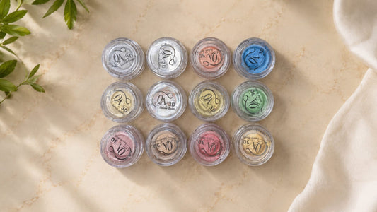 3D Shimmer Eyeshadow Pots –set of 12