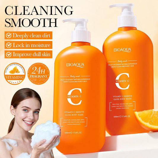 Bioaqua Vitamin C Smooth Gloss Body Wash (500ml)