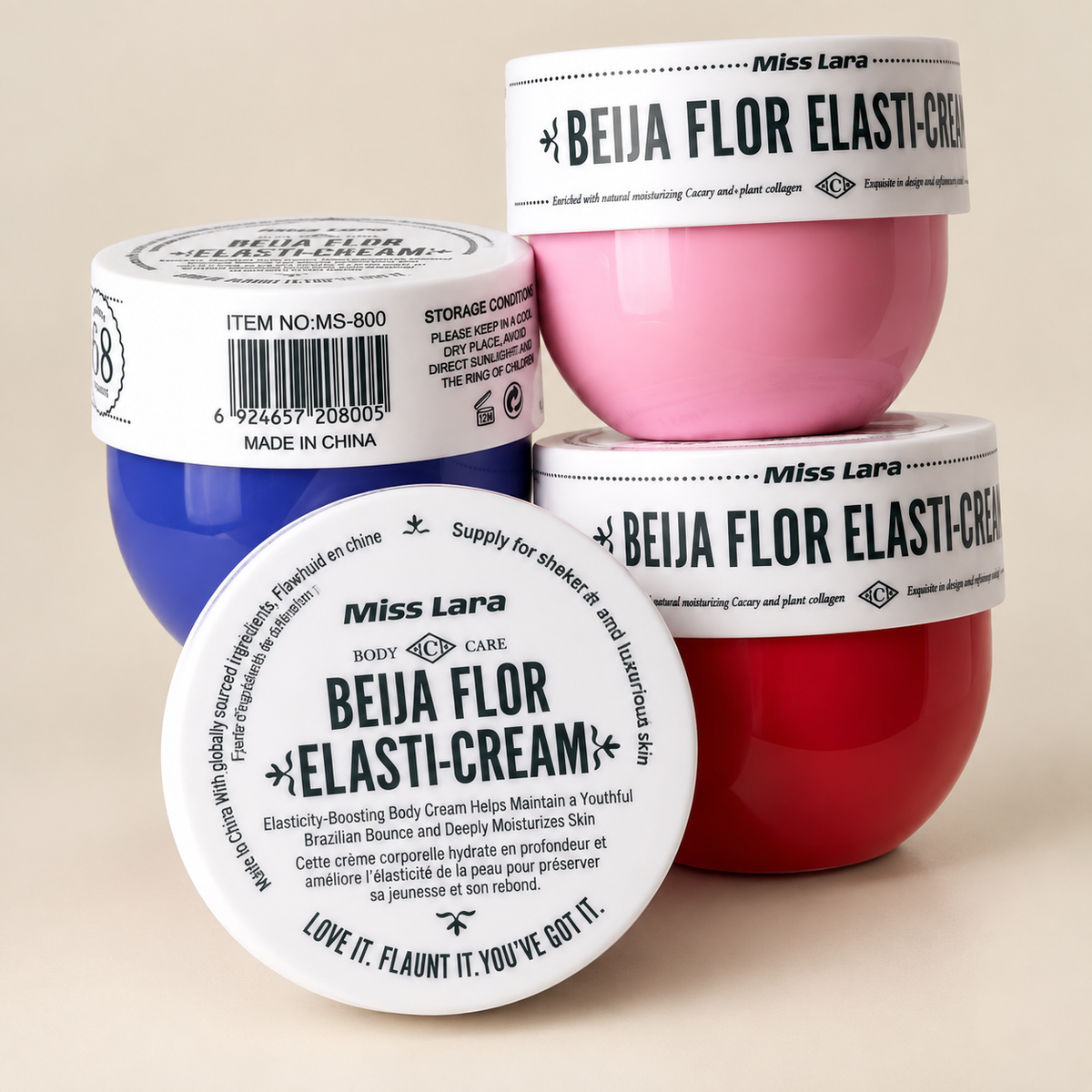 Miss Lara Beija Flor Elasti-Cream – Elasticity-Boosting Body Cream
