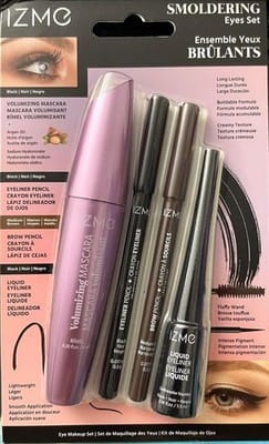 IZME Smoldering Eyes Set – 4-Piece Eye Makeup Kit