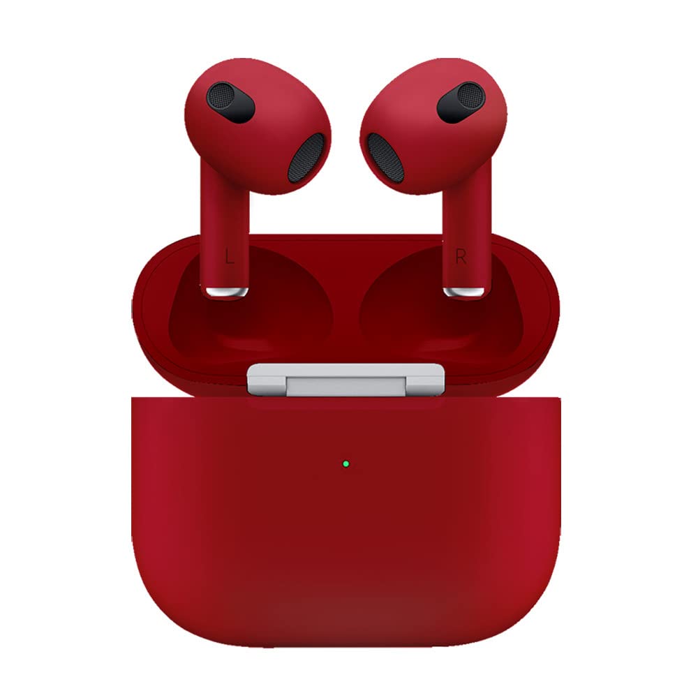 Pro 2 Matte Red Wireless Earbuds with Charging Case