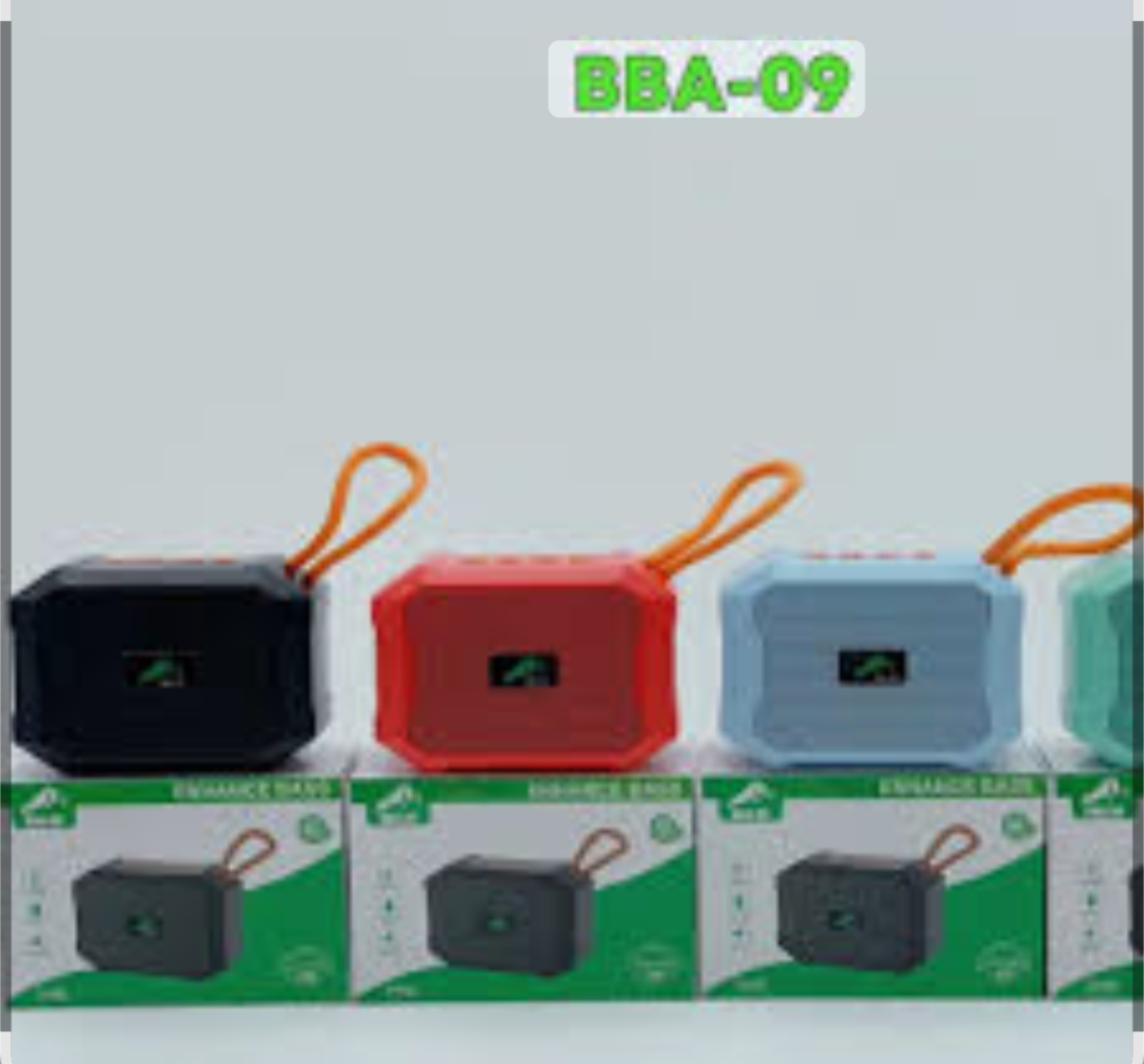 BBA-09 Mini Portable Bluetooth Speaker with Enhanced Bass(Random Colors)