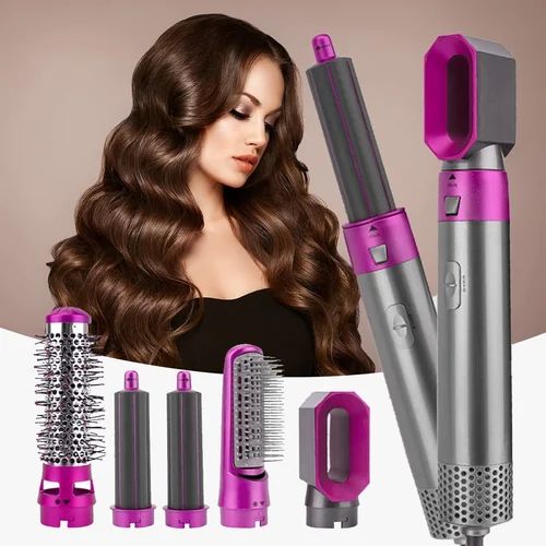 5 in 1 Hot Air Brush Styler Blow Dryer Set