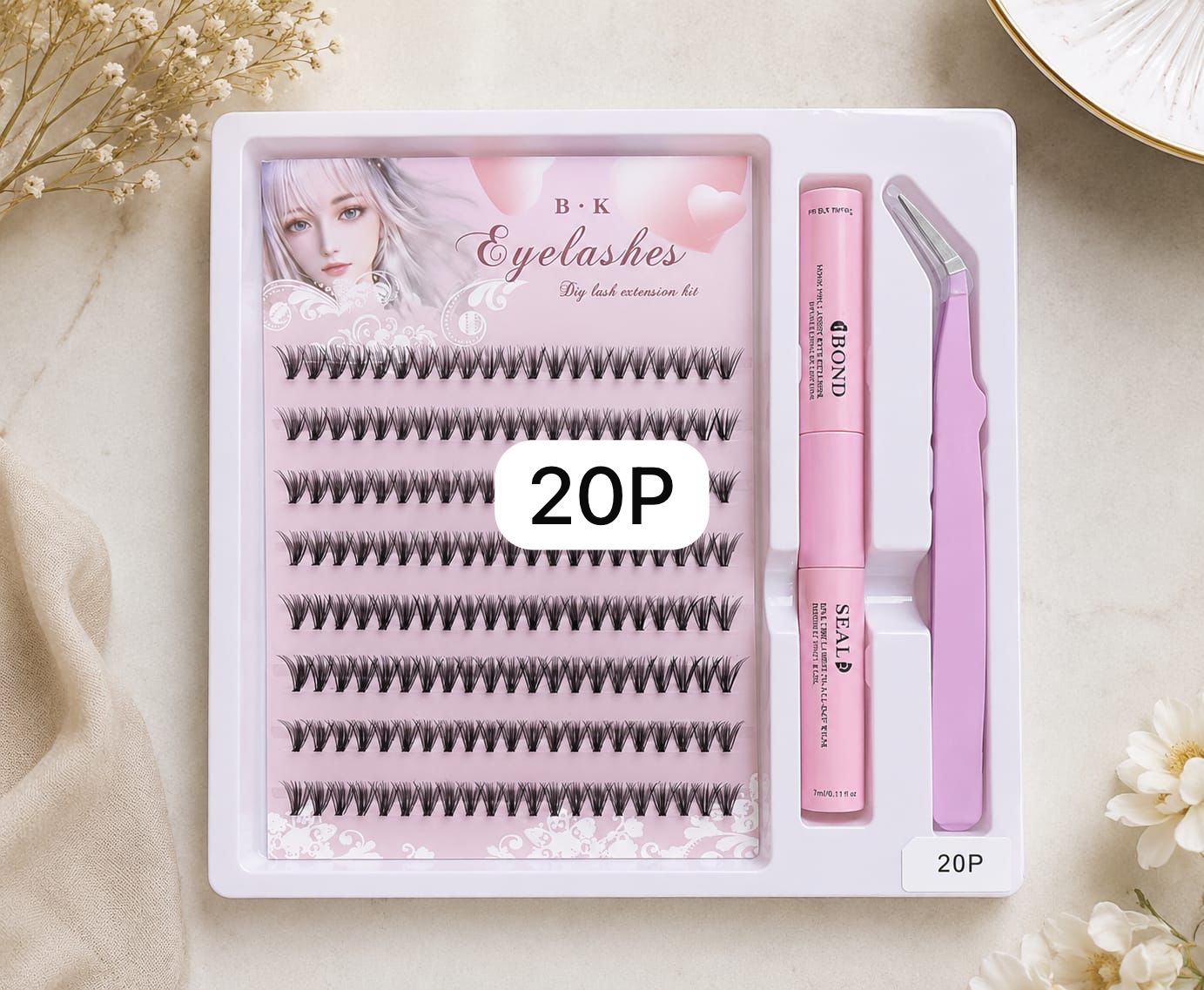 B.K Eyelashes DIY Lash Extension Kit