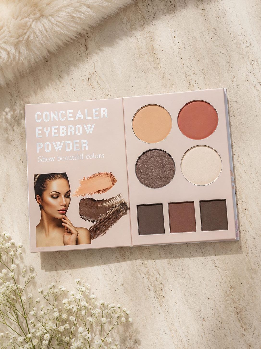 4in1-Pan Blusher Palette – Show Beautiful Colors