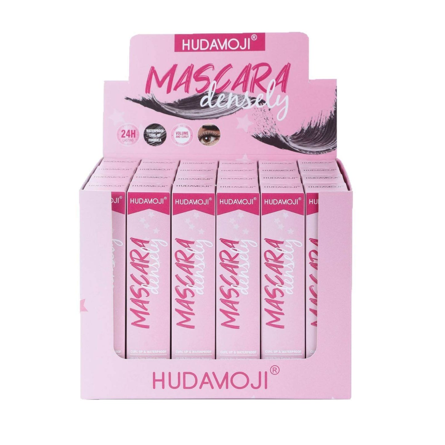 HUDAMOJI Curl &amp; Waterproof densely Mascara