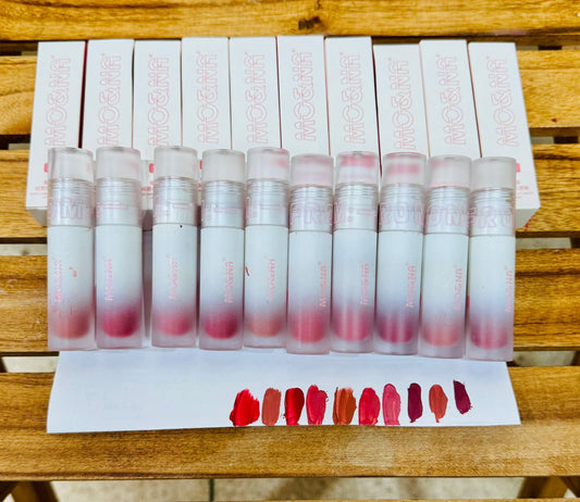 MO&amp;NA Magic Annafluffly Matte LIP Gloss set of 10