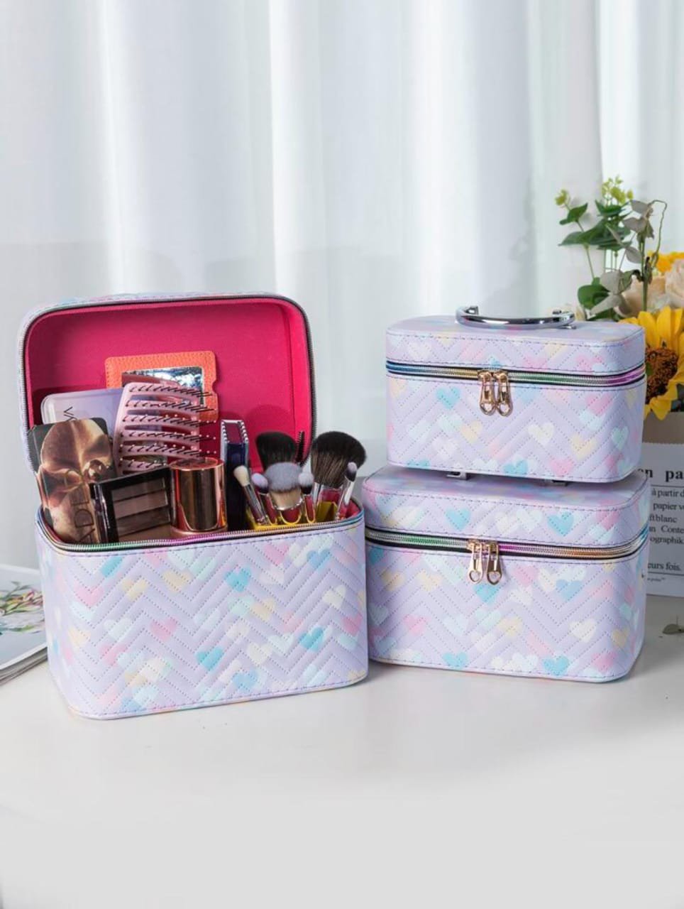 Vanity boxes set of 3 ( Square)