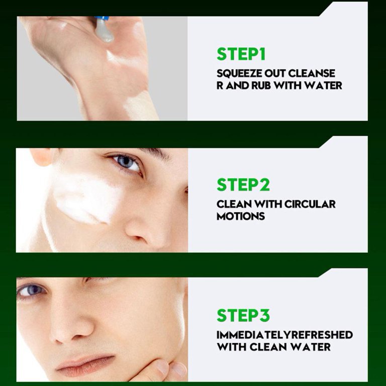 SADOER Cool Oil Control Multi-Purpose Cleanser 100g Designed for Men