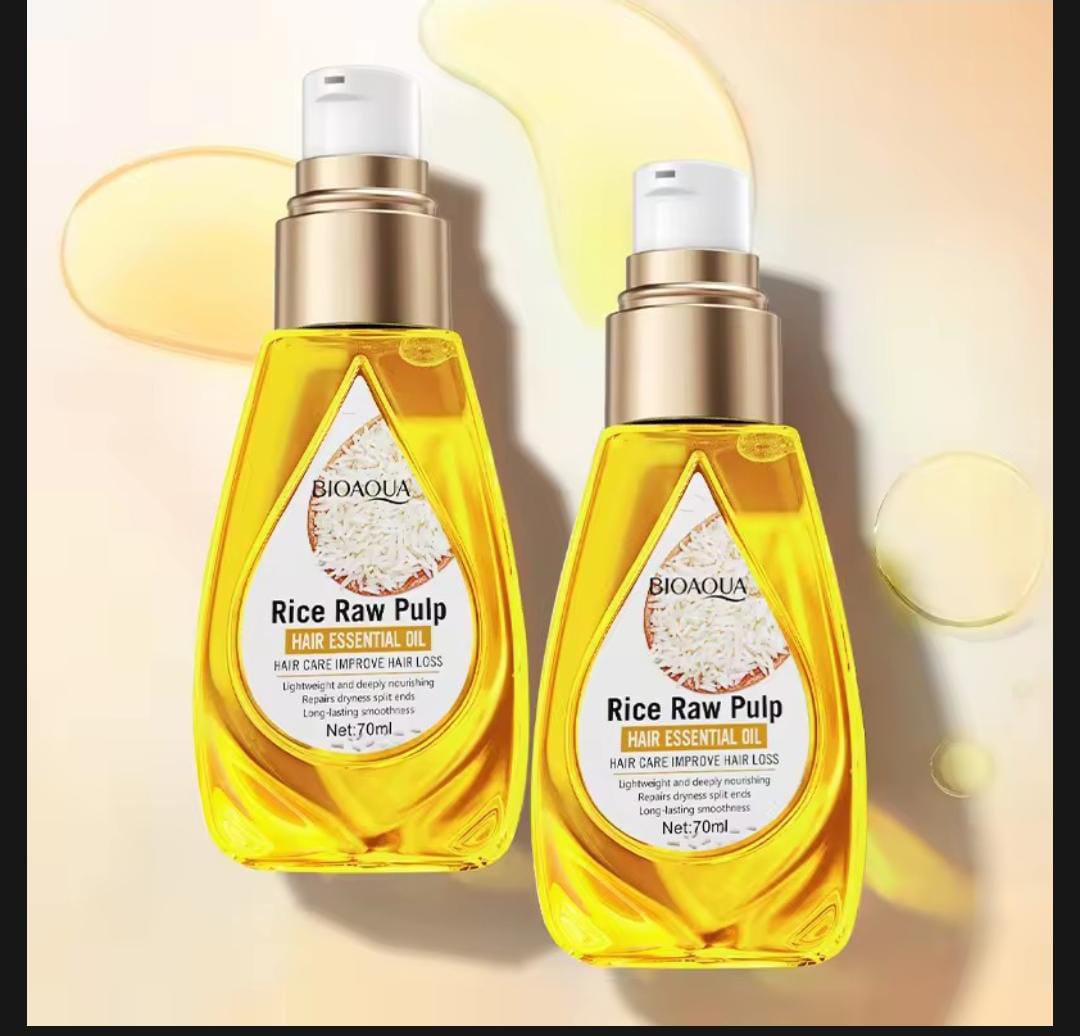 BIOAQUA Rice Raw Pulp Hair Essential Oil 70ml