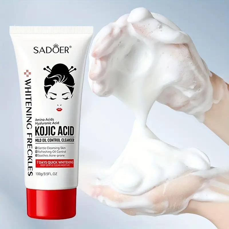 SADOER Kojic Acid Whitening Freckles Mild Oil Control Cleanser 100g