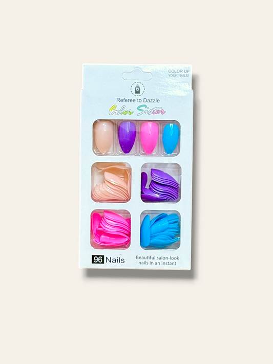 Color Sister 96 Nails set