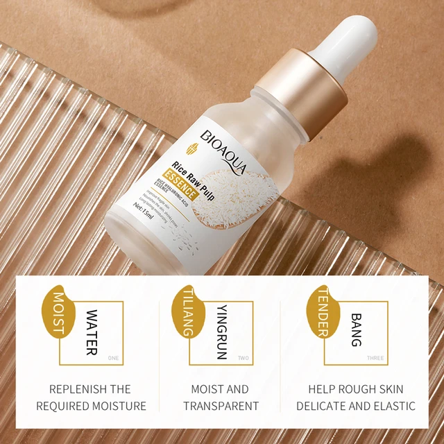 Bioaqua Rice Raw Pulp Essence serum 15ml