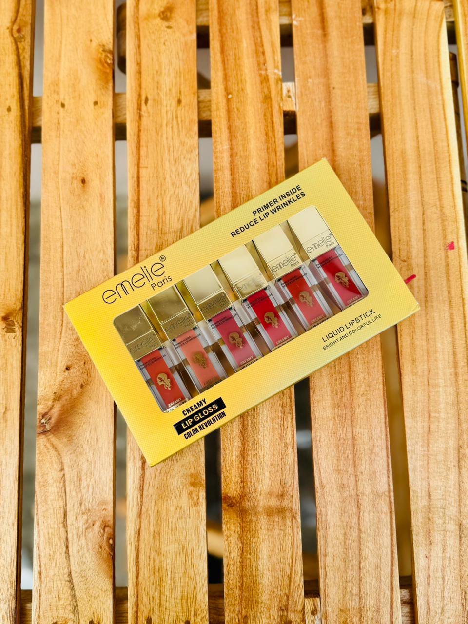 Emelie Creamy Lipgloss pack of 6