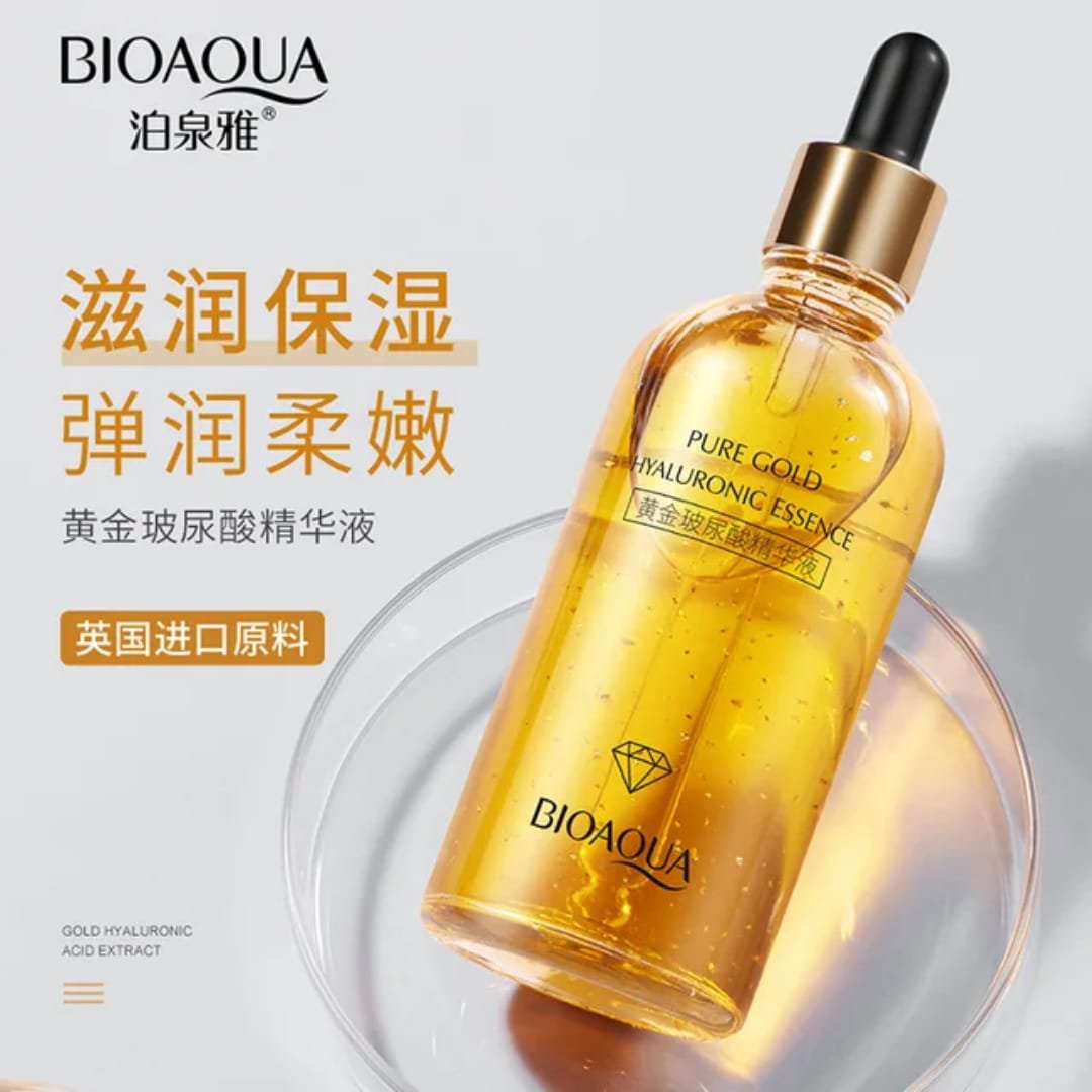 BIOAQUA Pure Gold Hyaluronic Essence Serum 100ml