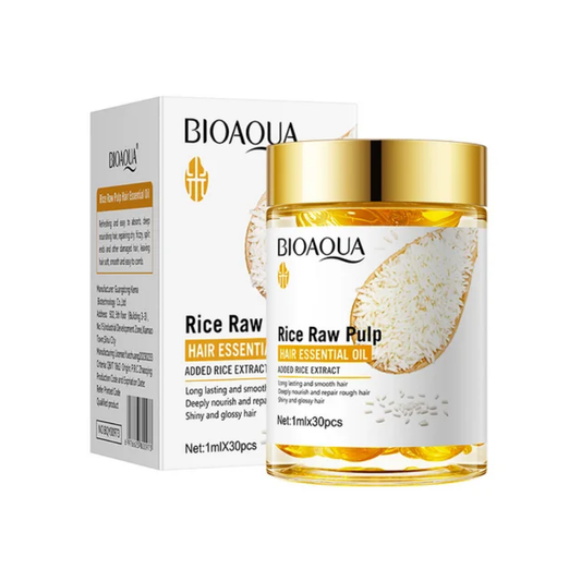 BIOAQUA Rice Raw Pulp Hair Essential Oil pack of 30