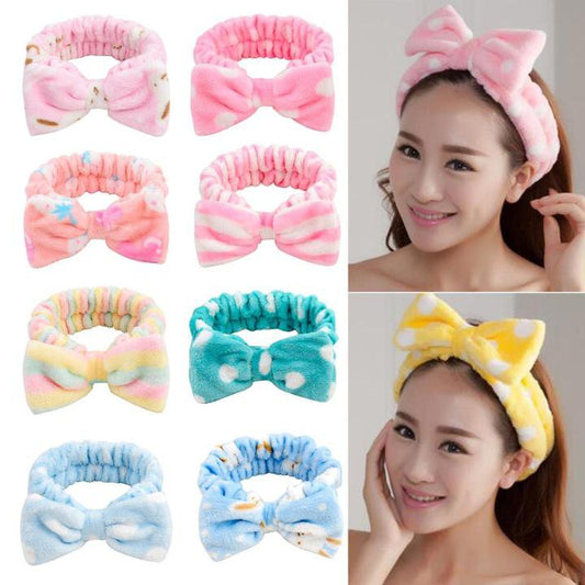 Sweet Beauty Soft Fabric Coral Facial Headband