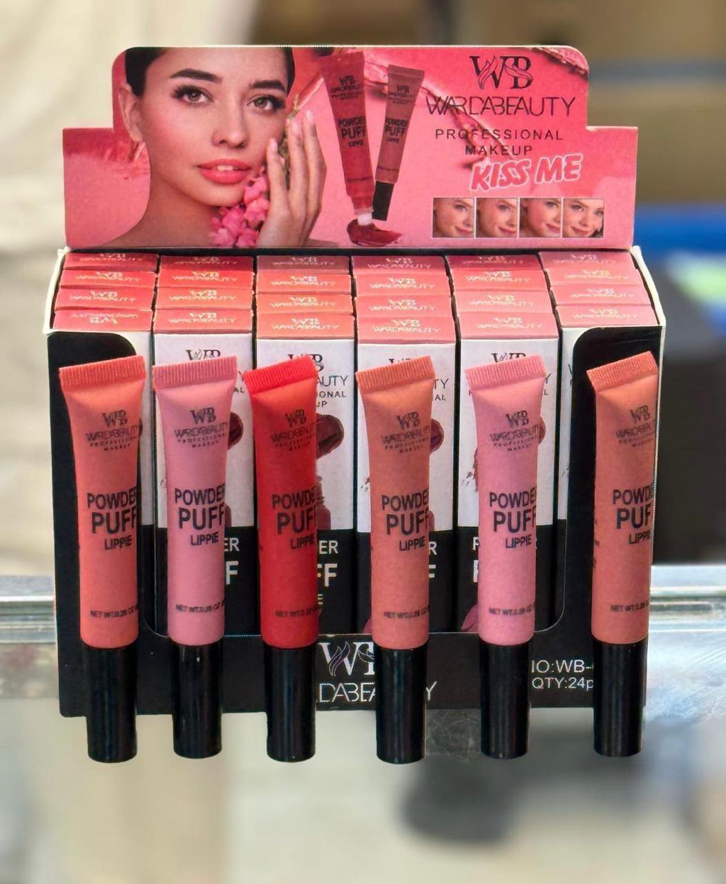 WARDA BEAUTY Powder Puff Liquid Blush  set of 4