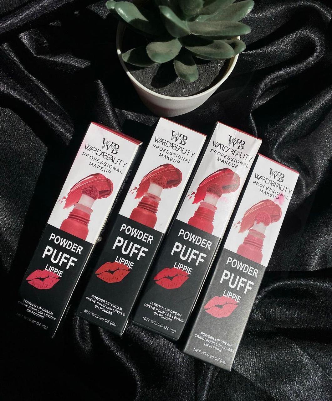 WARDA BEAUTY Powder Puff Liquid Blush  set of 4