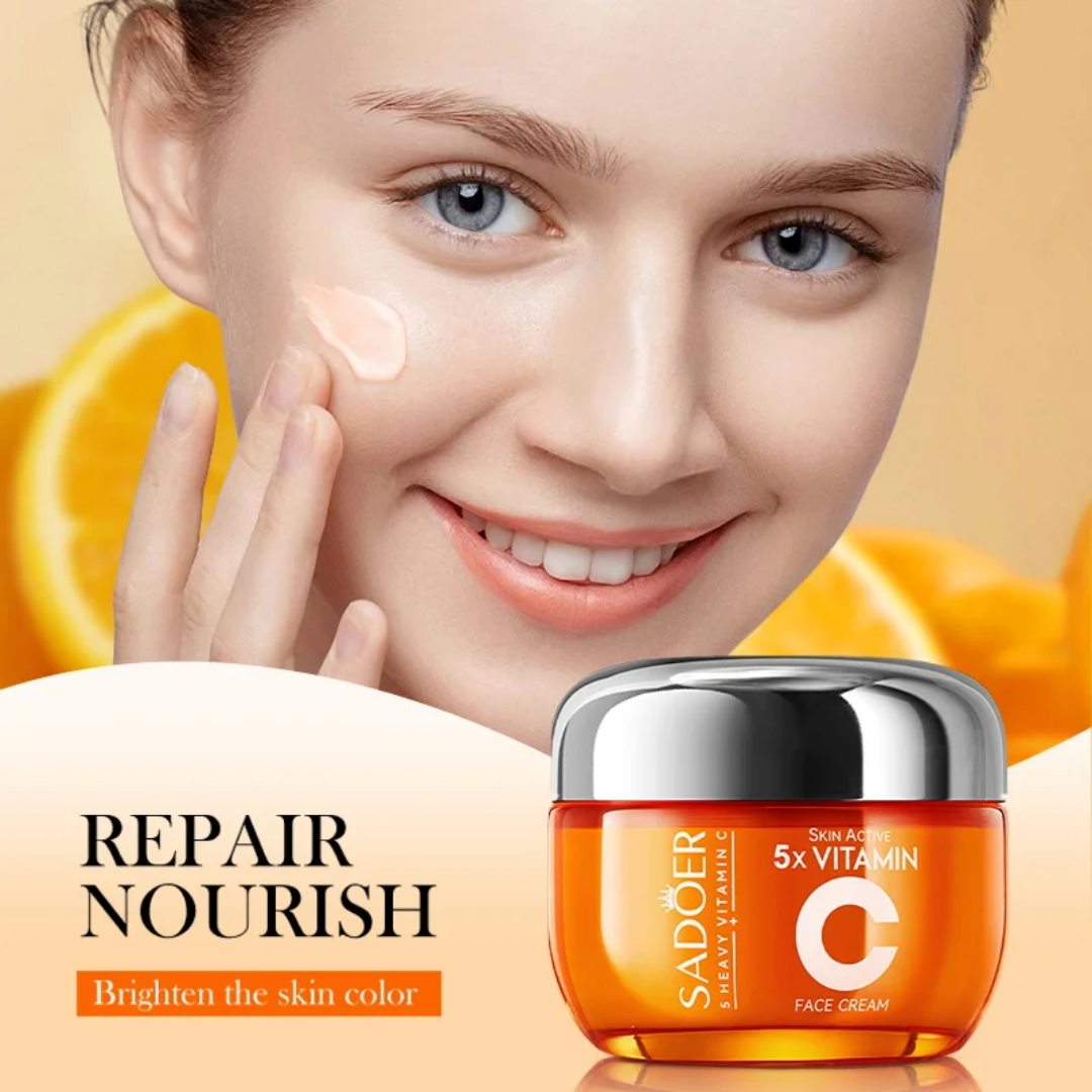 Sadoer 5x vitamin C Whitening Brightening Face Cream 50g