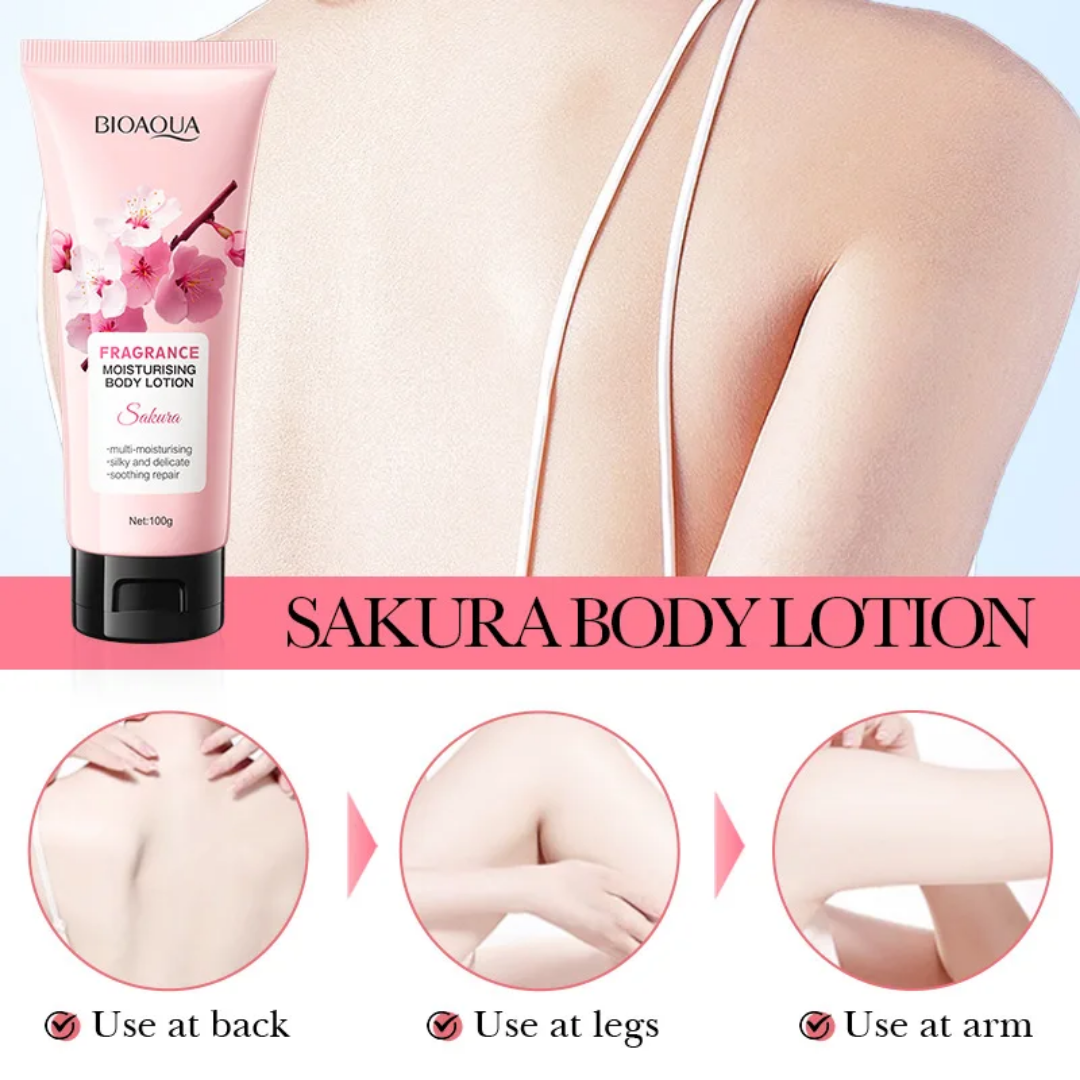 BIOAQUA Sakura Fragrance Moisturizing Body Lotion 100g